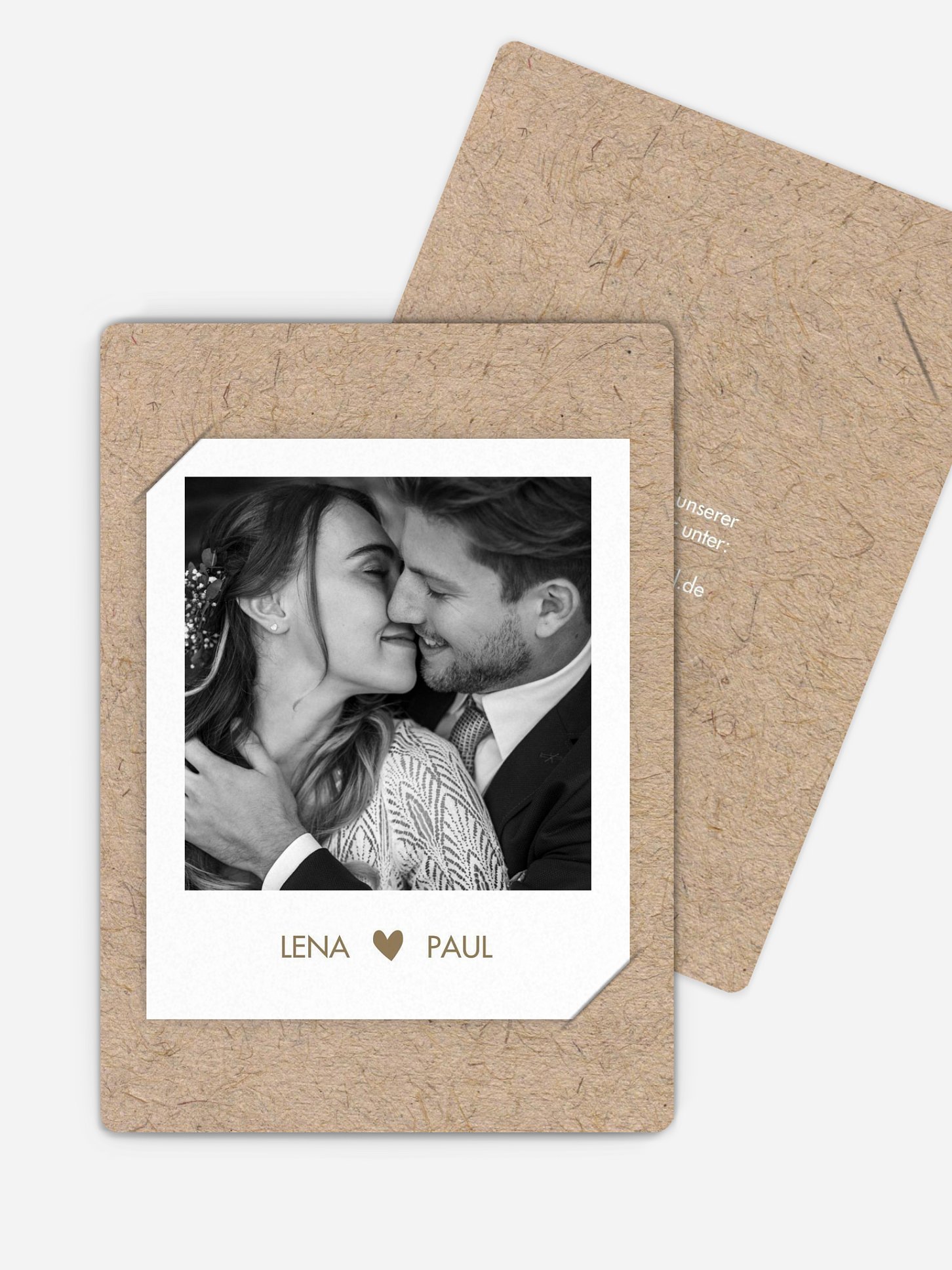 Dankeskarte Hochzeit Crafty