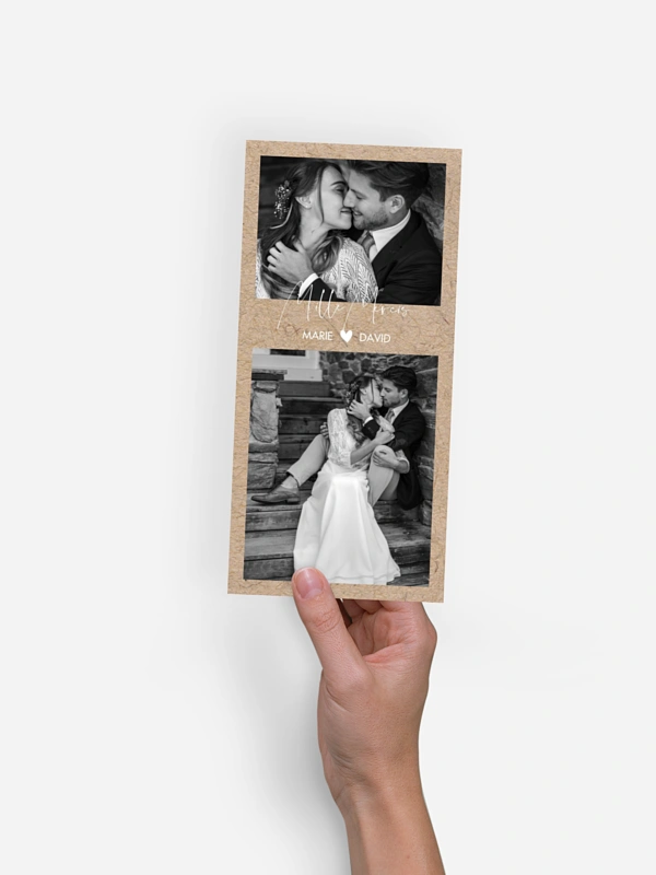 Carte de remerciements Crafty