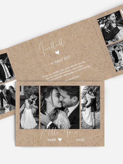 Carte de remerciements Crafty