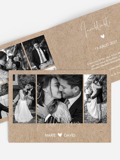 Carte de remerciements Crafty