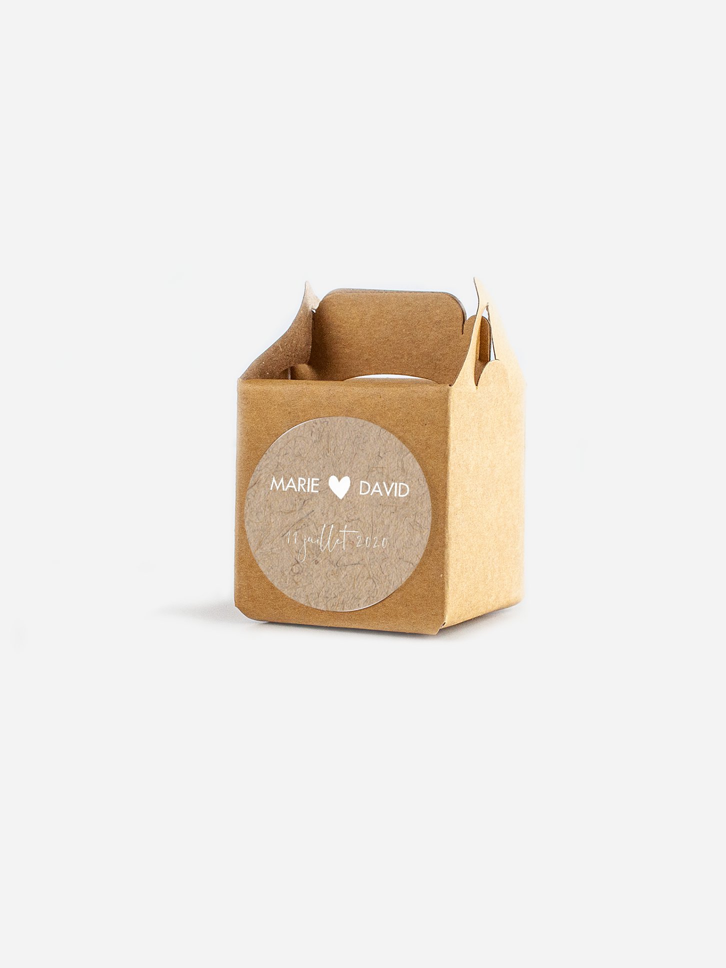 Étiquette cadeau mariage Crafty
