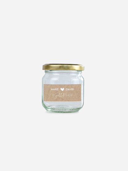 Étiquette cadeau mariage Crafty
