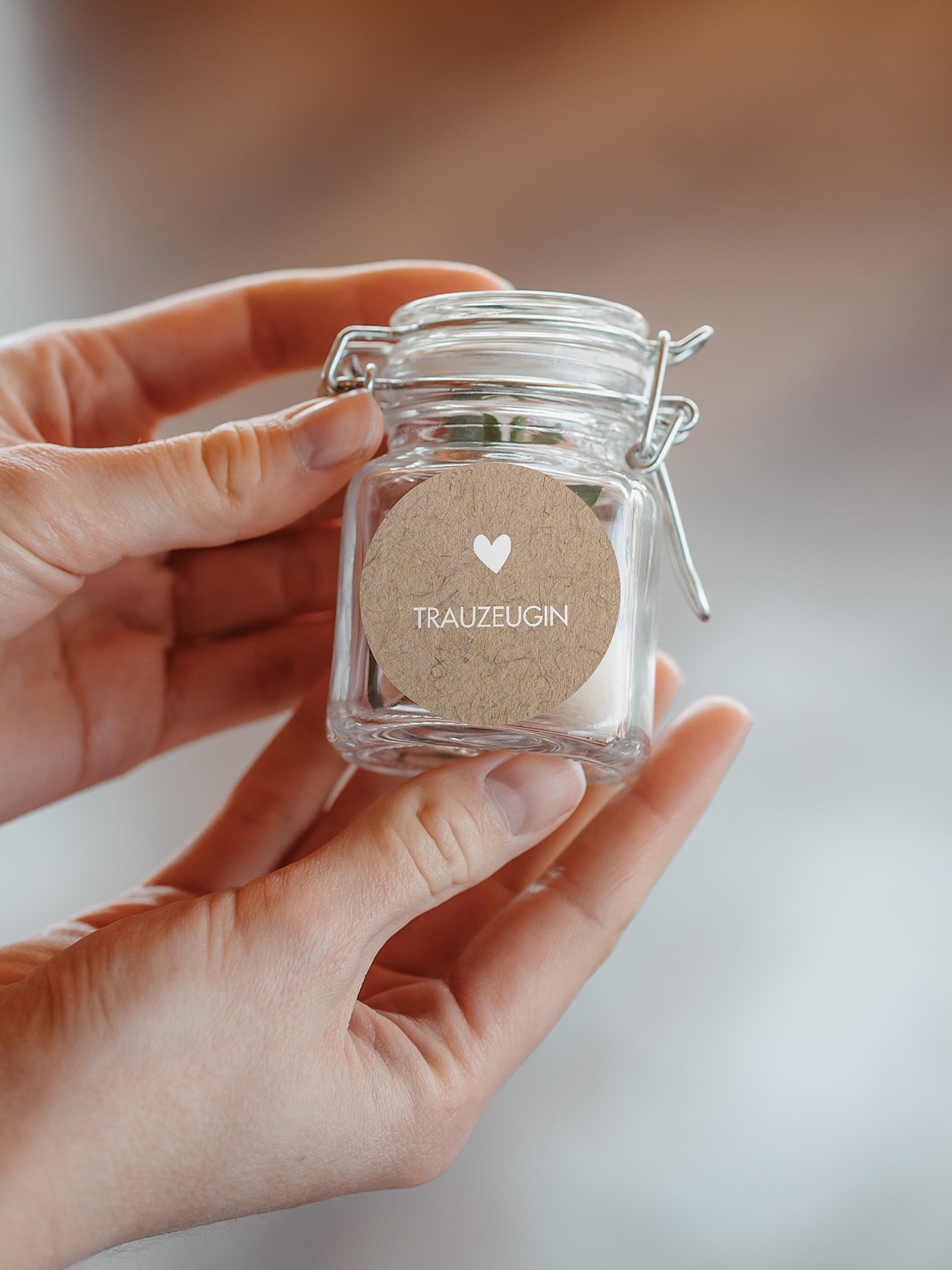 Geschenkaufkleber personalisiert Crafty