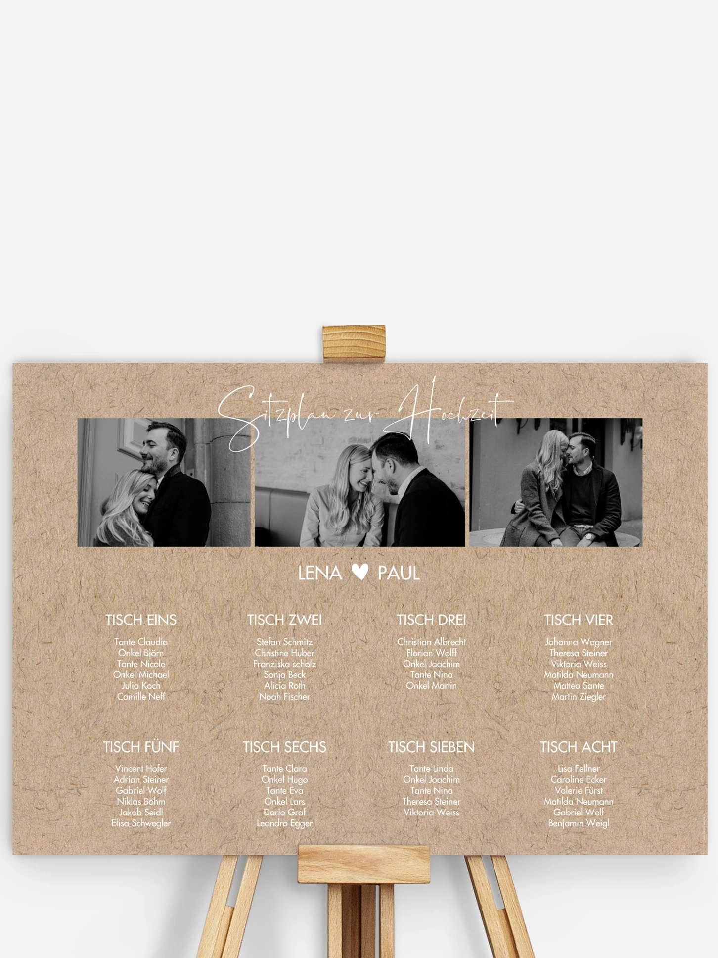 Sitzplan Plakat Crafty