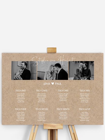 Sitzplan Plakat Crafty