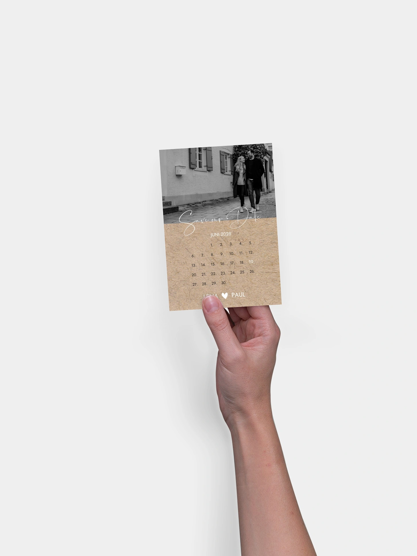 Save-the-Date Karte Crafty
