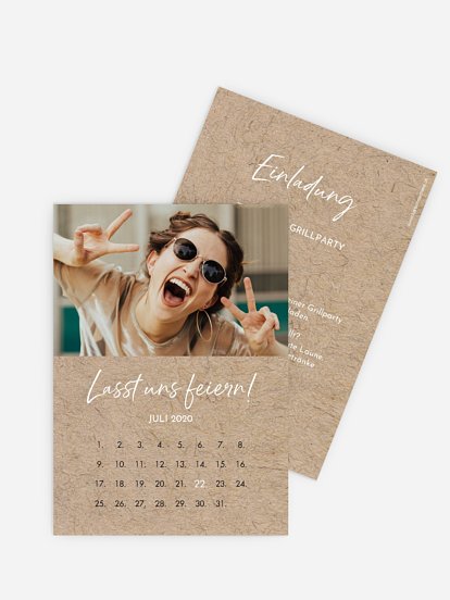 Partyeinladung Crafty