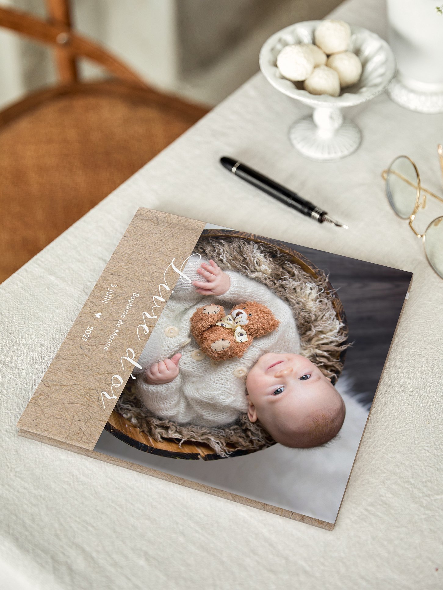 Livre d’or baptême Crafty