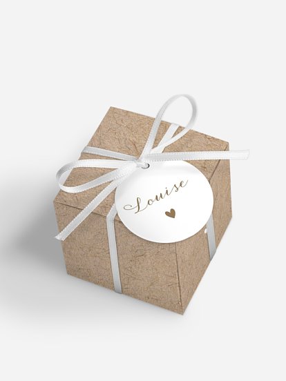 Boite à dragées baptême Crafty