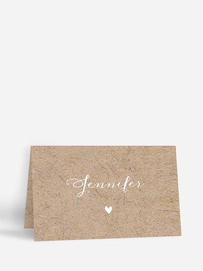 Marque-place baptême Crafty