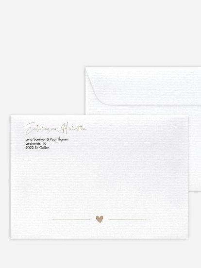 Briefumschlag mit Motiv Crafty