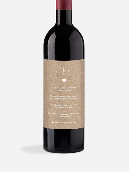 Etiquette bouteille Crafty