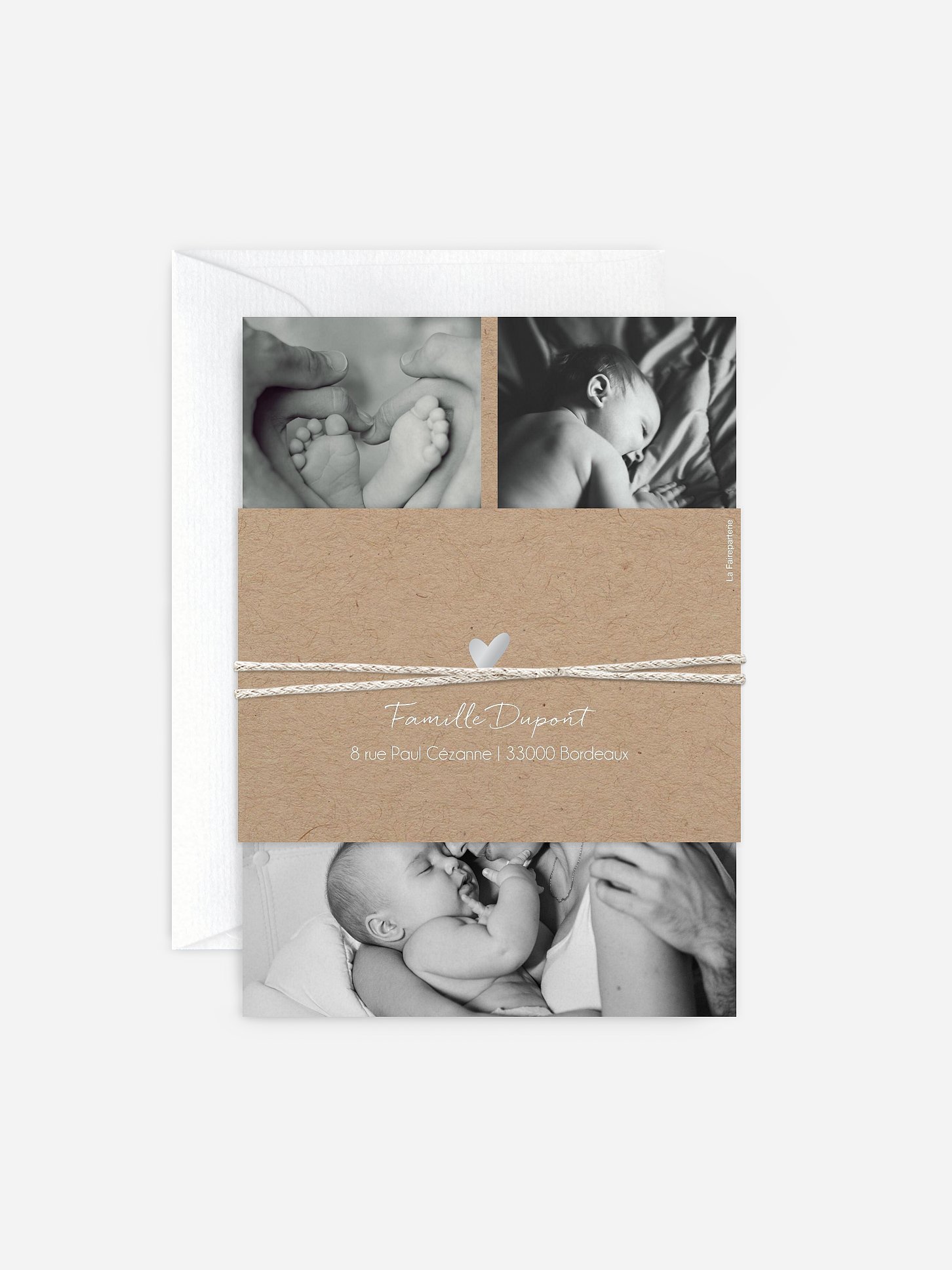 Faire-part naissance Bonheur éternel