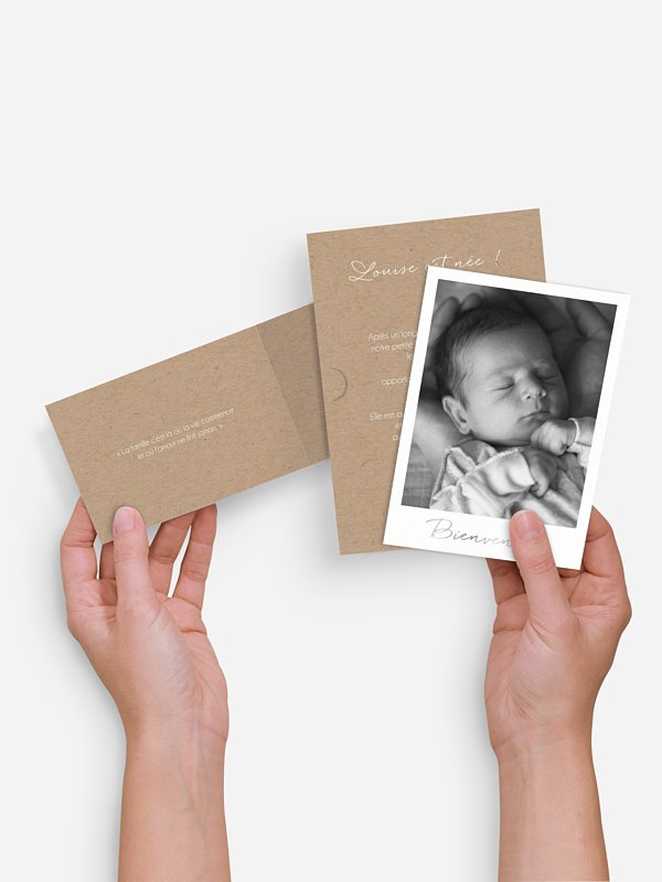 Faire-part naissance Bonheur éternel