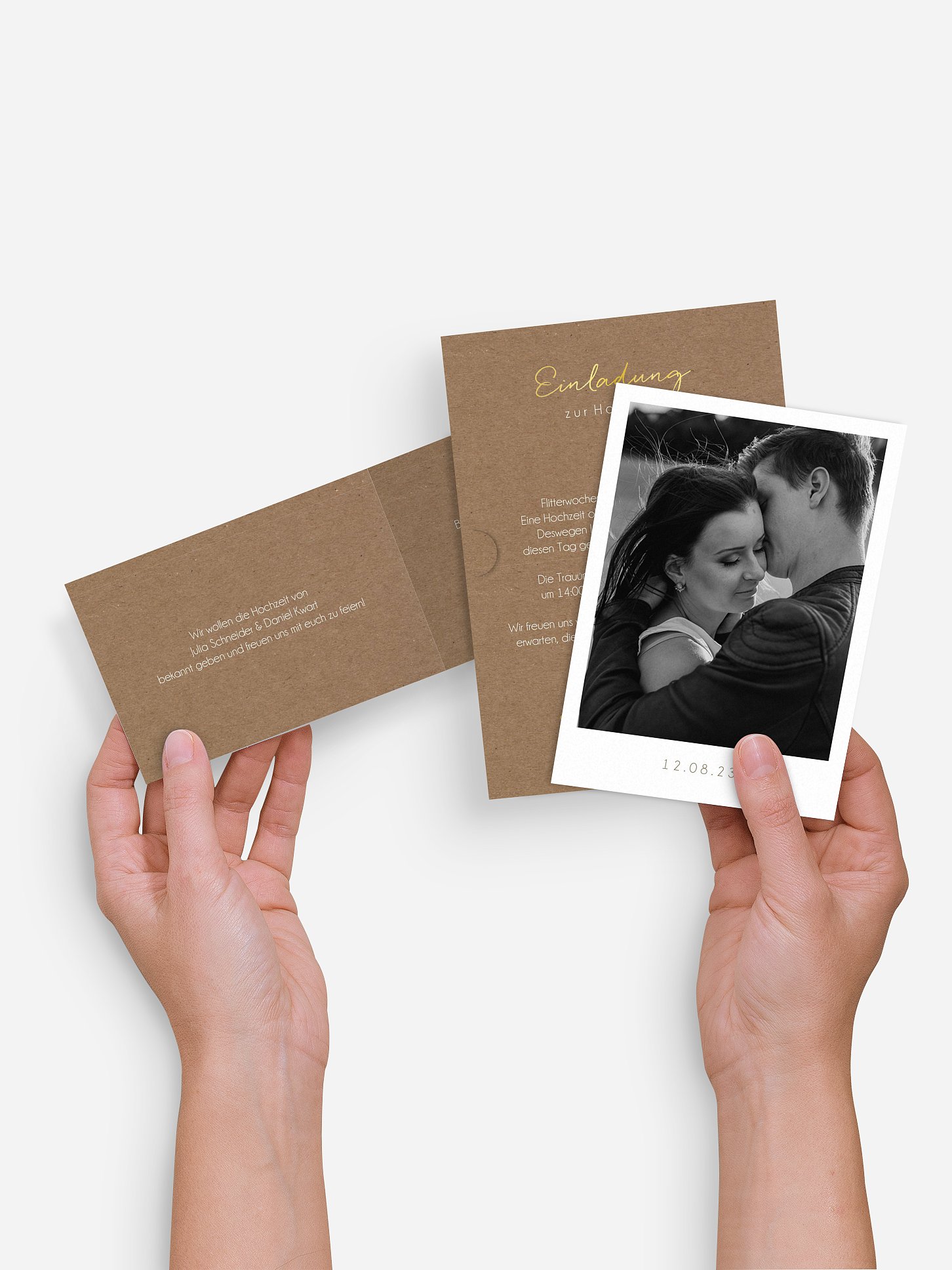 Hochzeitseinladung Liebesglück