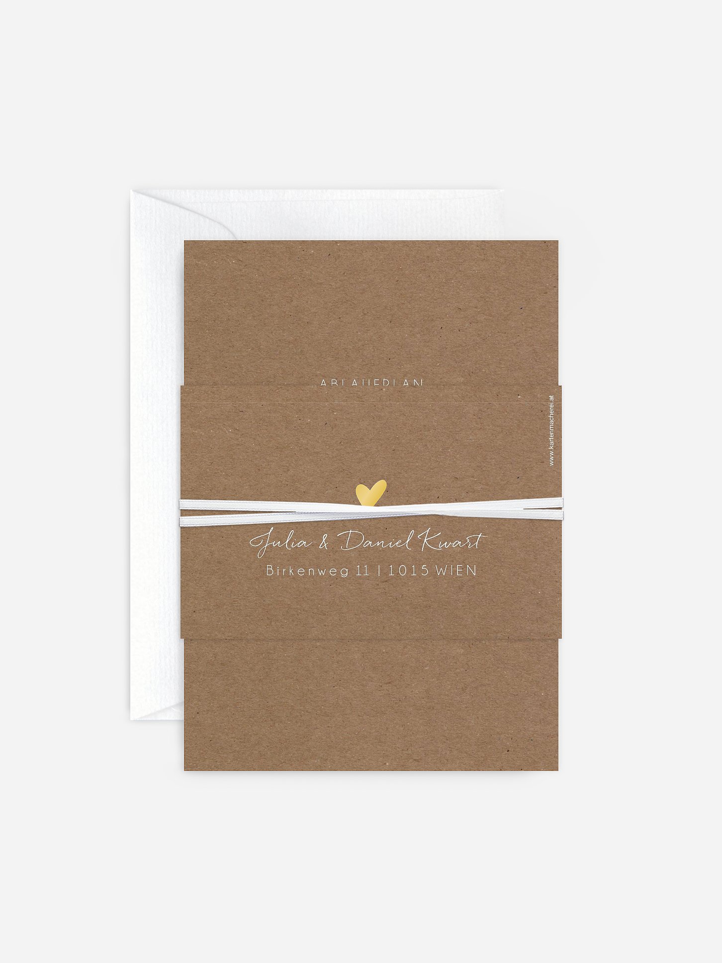 Hochzeitseinladung Liebesglück