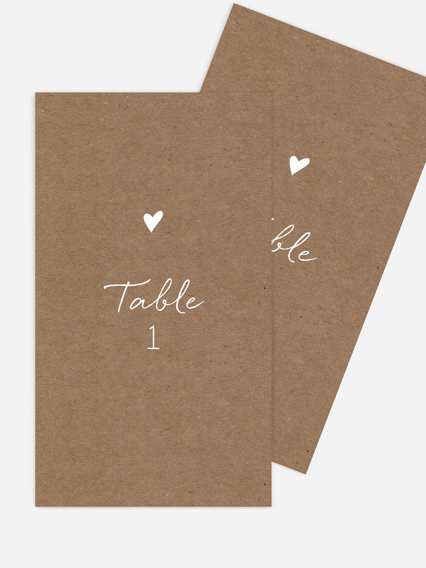 Numéro de table mariage Bonheur éternel
