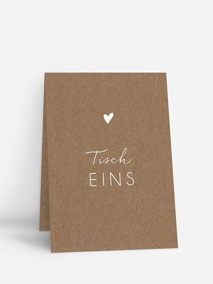 Tischnummer Liebesglück