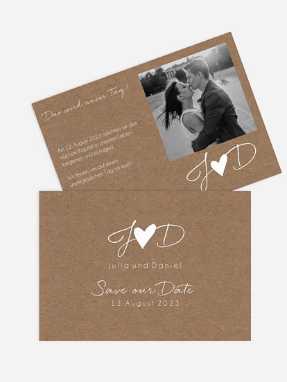 Save The Date Karten Zur Hochzeit Versand In 1 2 en