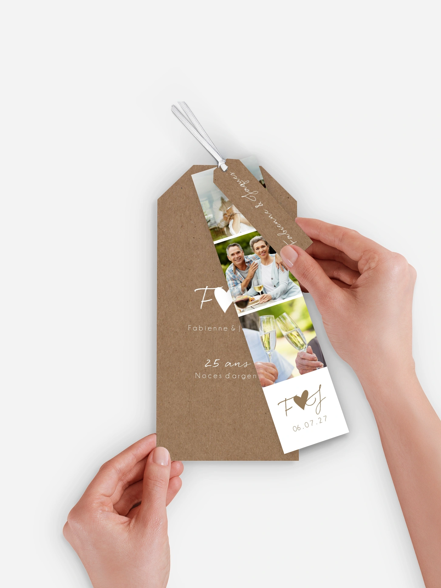 Invitation anniversaire mariage 25 ans Bonheur éternel