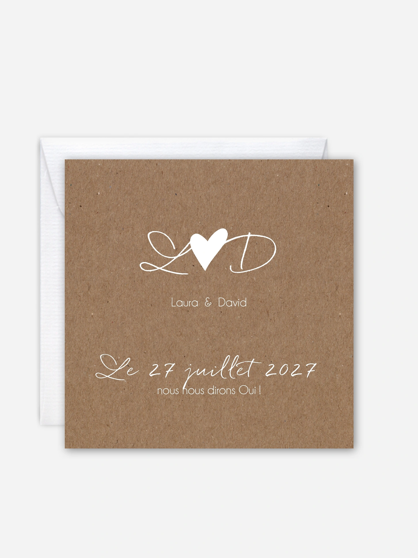 Faire-part de mariage Bonheur éternel