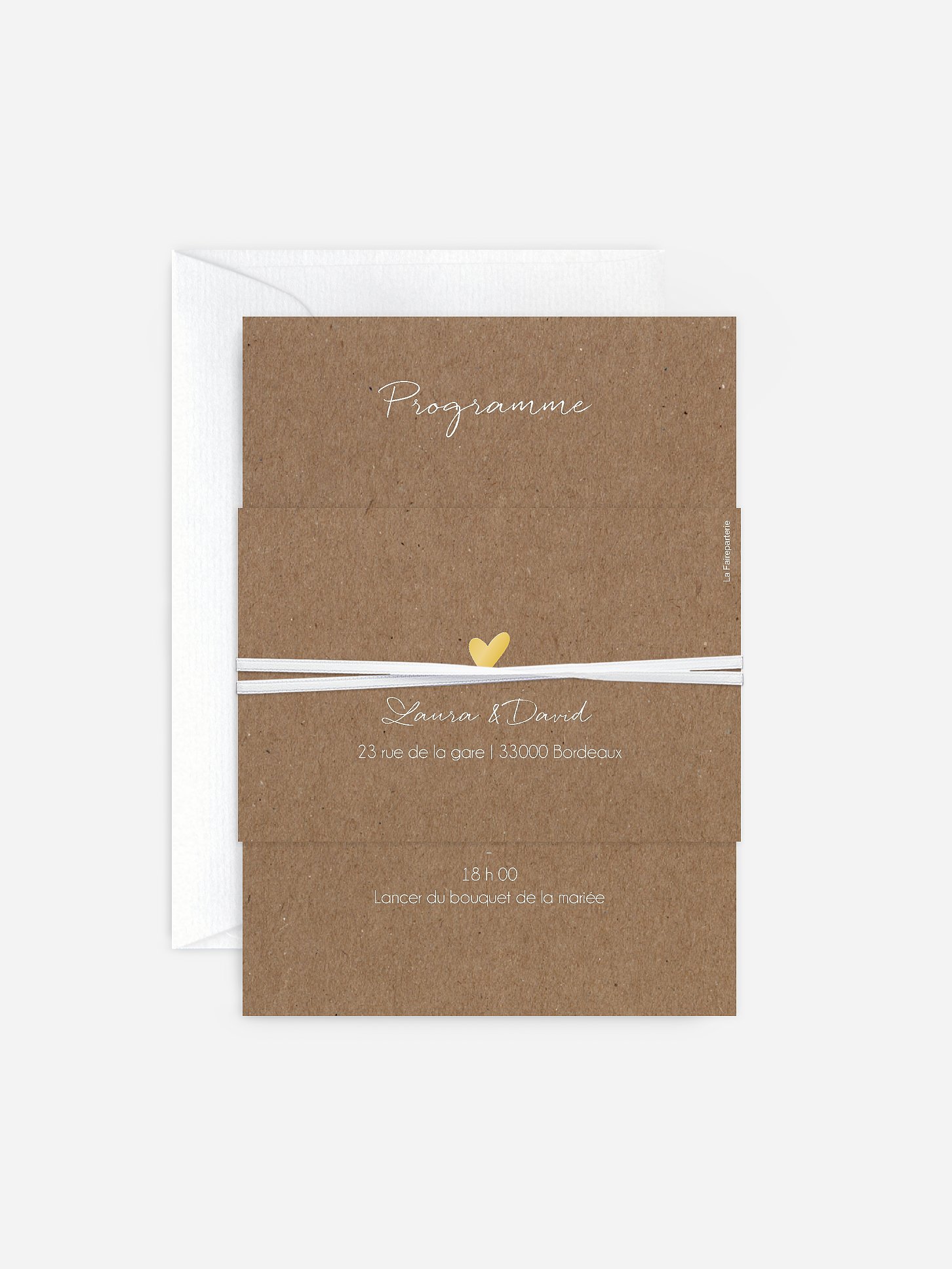 Faire-part de mariage Bonheur éternel