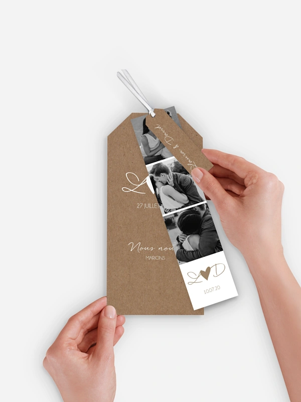 Faire-part de mariage Bonheur éternel