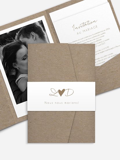 Faire-part de mariage Bonheur éternel