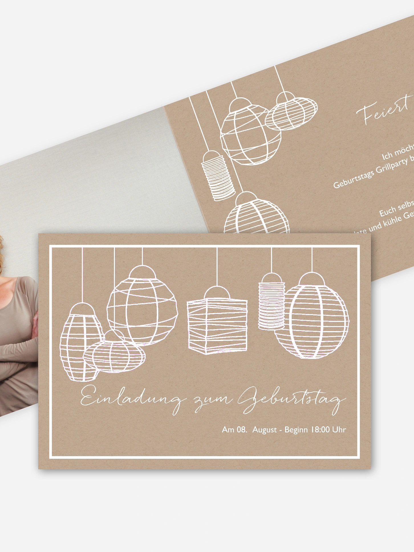 Einladung 50. Geburtstag Good Vibes