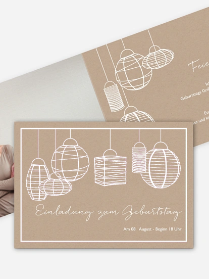 Einladung 50. Geburtstag Good Vibes