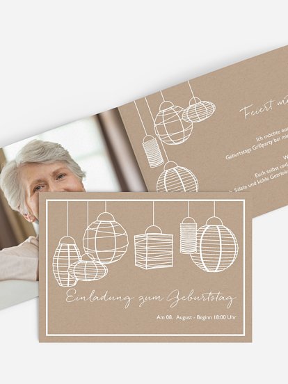 Einladung 70. Geburtstag Good Vibes