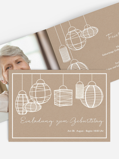 Einladung 70. Geburtstag Good Vibes