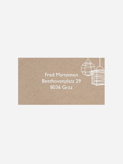 Empfängeraufkleber Party Good Vibes