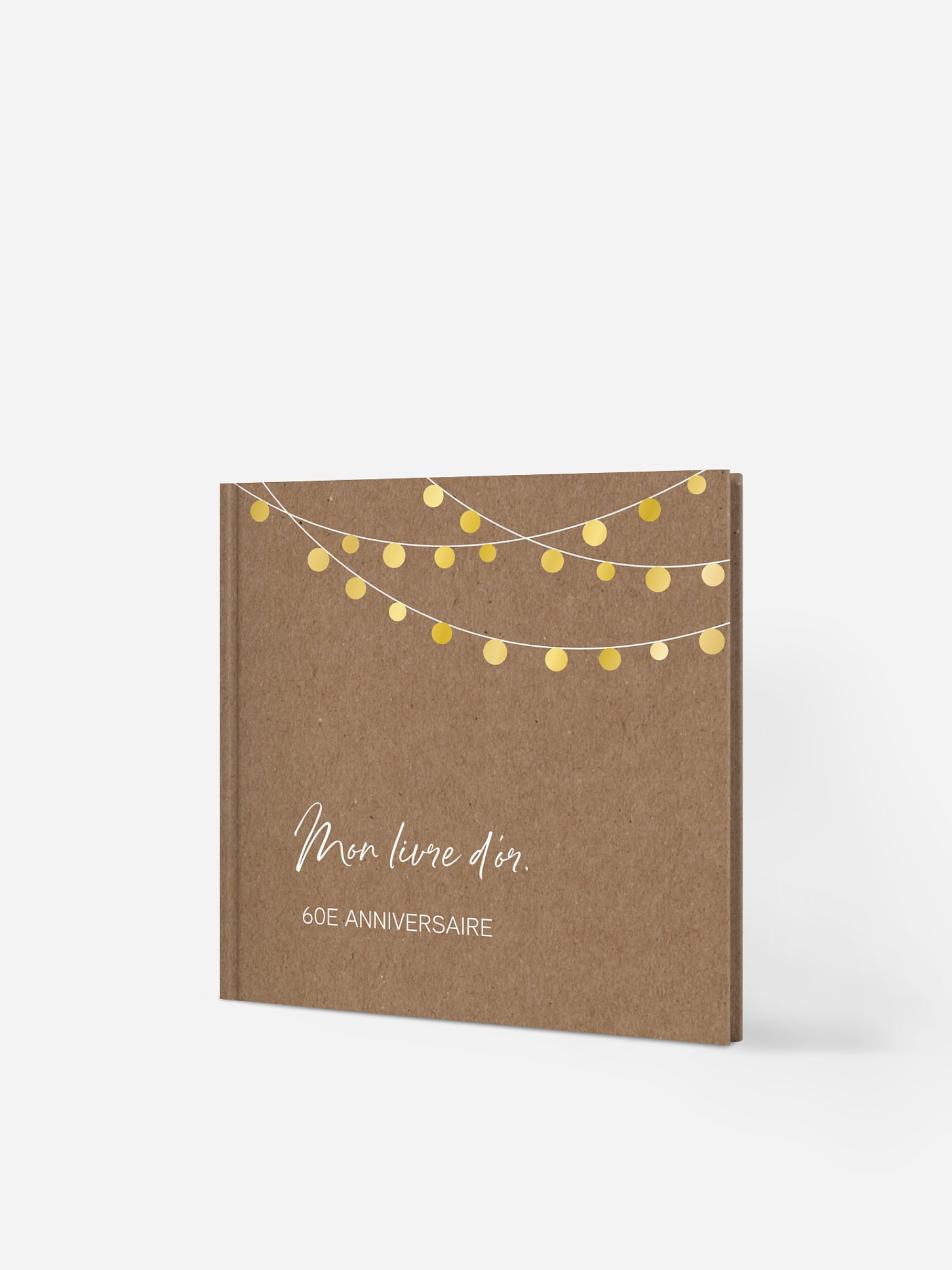 Livre d'or anniversaire Guirlande lumineuse