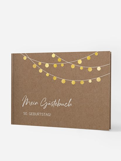 Gästebuch Geburtstag Lichterzauber