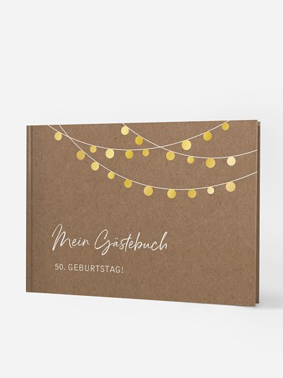 Gästebuch Geburtstag Lichterzauber