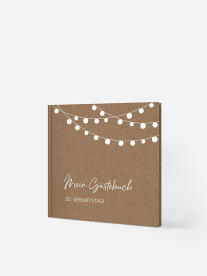 Gästebuch Geburtstag Lichterzauber
