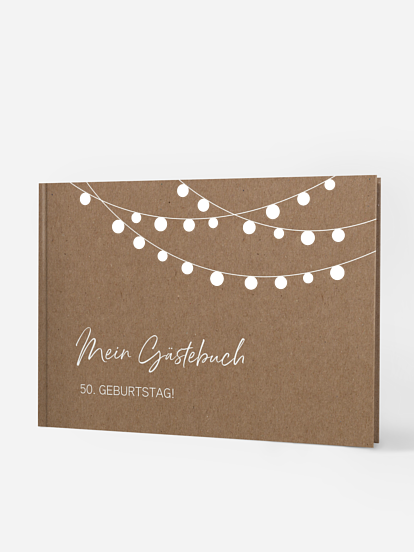 Gästebuch Geburtstag Lichterzauber