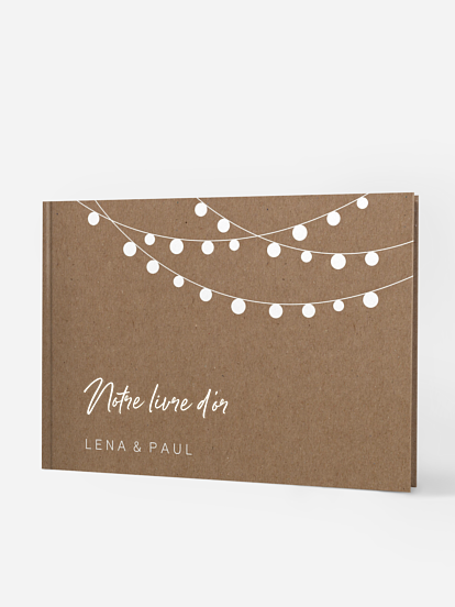 Livre d'or Guirlande lumineuse