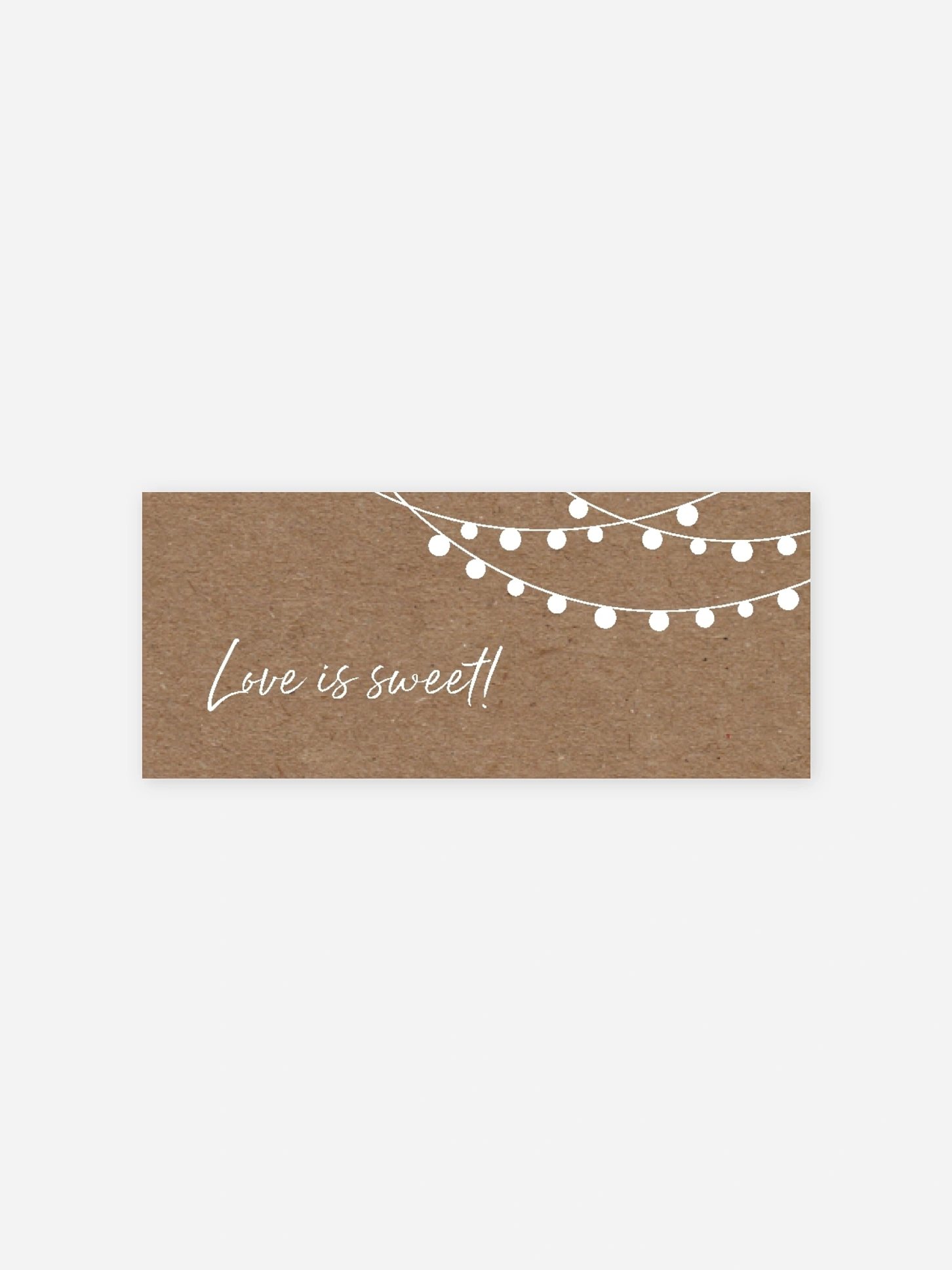 Geschenkaufkleber Hochzeit Lichterzauber