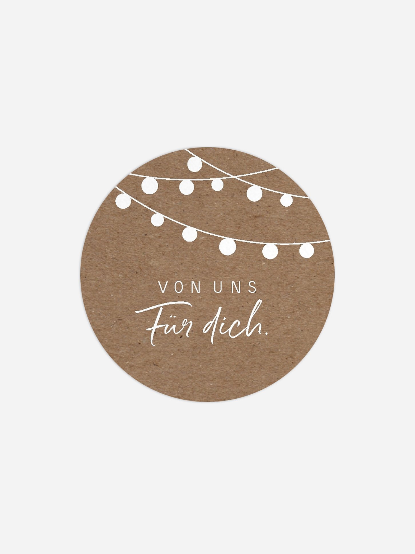 Geschenkaufkleber Hochzeit Lichterzauber
