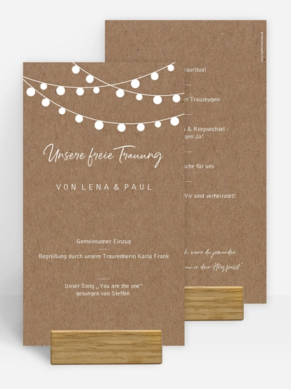 Kirchenheft Hochzeit Lichterzauber