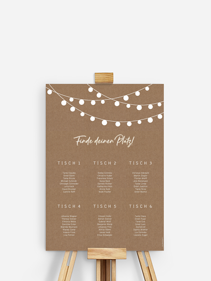 Sitzplan Plakat Lichterzauber