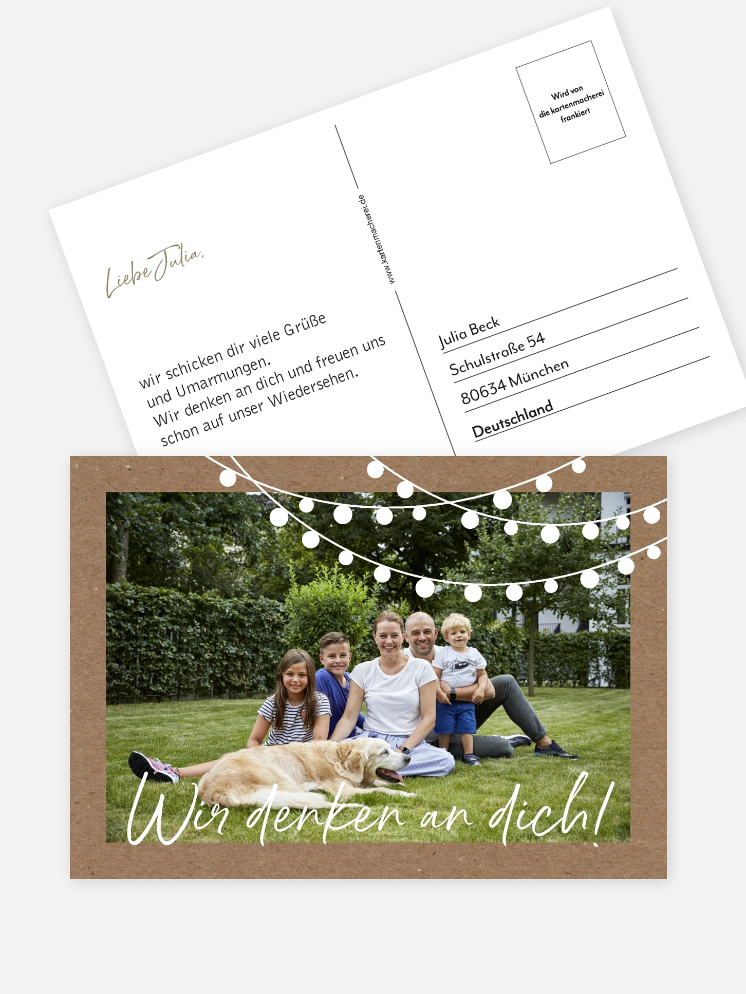 Postkarte Direktversand Lichterzauber