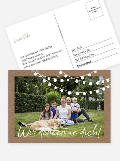 Postkarte Direktversand Lichterzauber