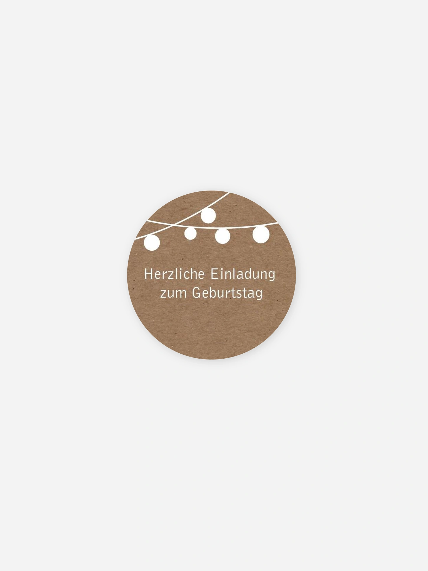 Geschenkaufkleber Geschäftlich Lichterzauber