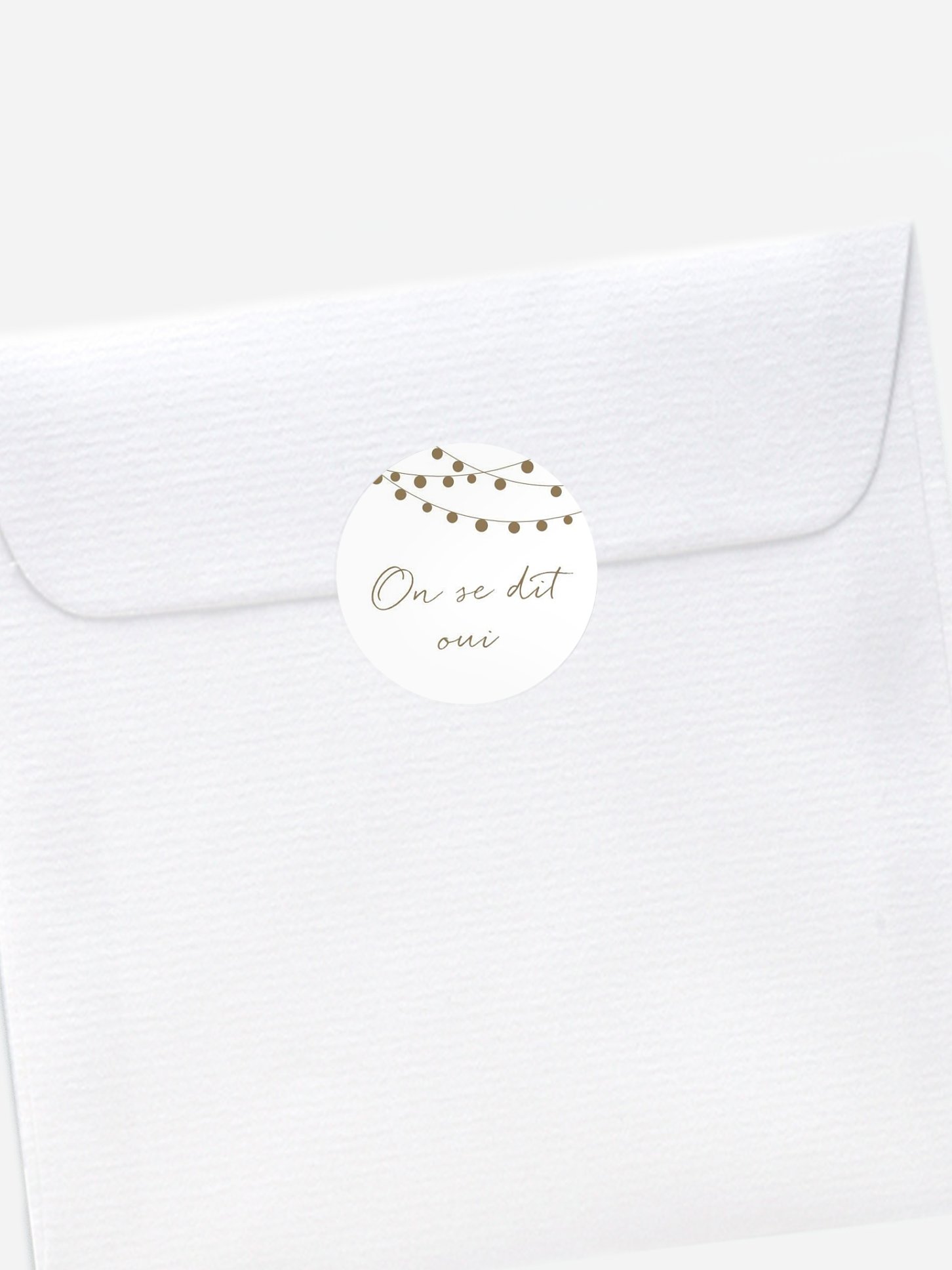 Stickers mariage Guirlande lumineuse