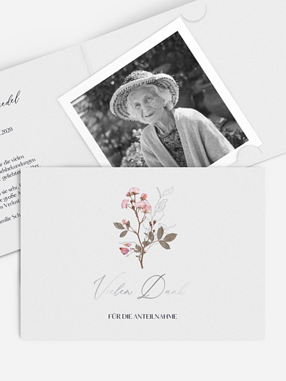 Trauerdanksagung Dried Flower