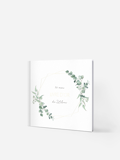 Livre d’or communion Soft Greenery