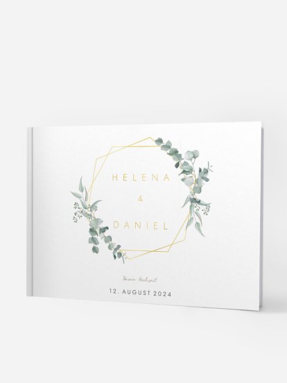 Gästebuch Soft Greenery